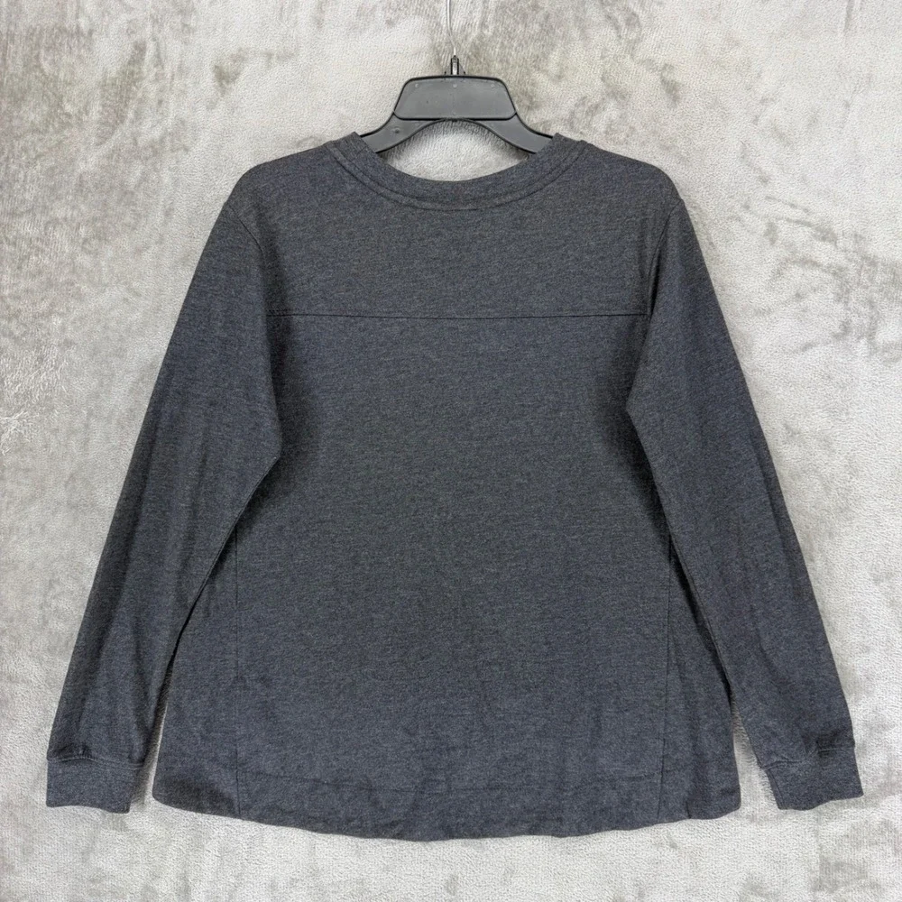Nike Womens Sportswear Essential‎ Crewneck Sweatshirt Charcoal Grey 854953-032 S